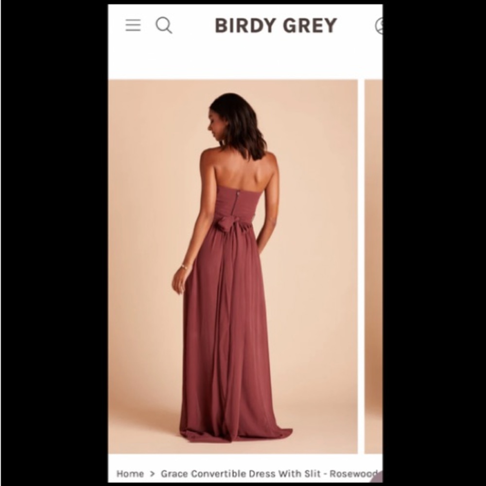 Birdy Grey - Grace Convertible Dress (Rosewood) size XS Brand New w/tags - Picture 4 of 11